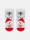 Girl  red Christmas unicorn socks