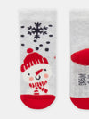 Girl  red Christmas unicorn socks