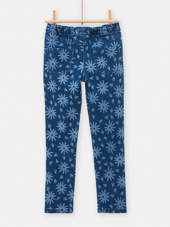 Pants with star flower