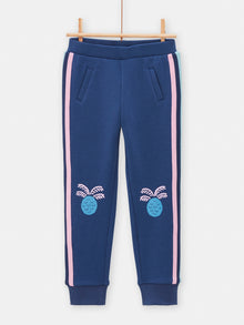  girls blue fleecelined pants