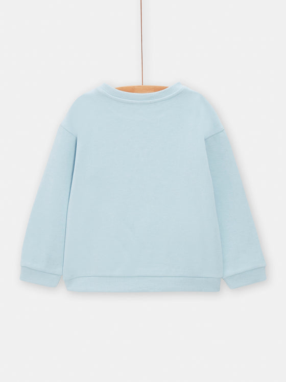 Girls light blue pineapple sweatshirt