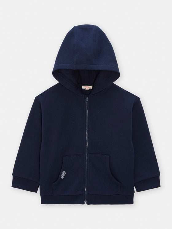 Boy Midnight Blue Hooded Jogging Top