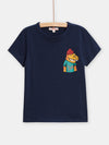 boys blue crocodile Tshirt