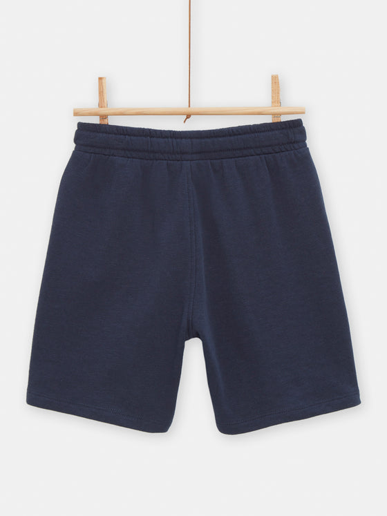 Boys navy Bermuda shorts