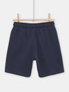 Boys navy Bermuda shorts