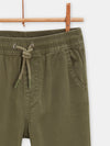 boys dark khaki pants with lace