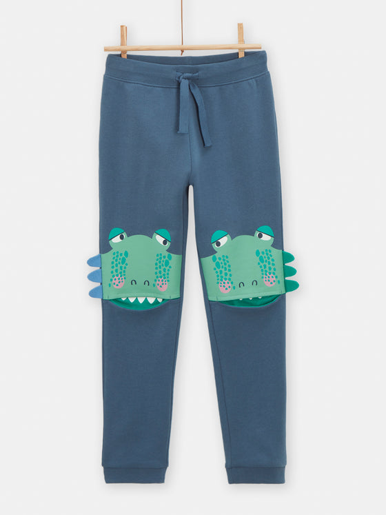 Blue Joggers Fun Dinosaur Animation for Boy