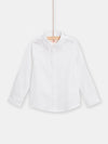 boys long sleeves white shirt