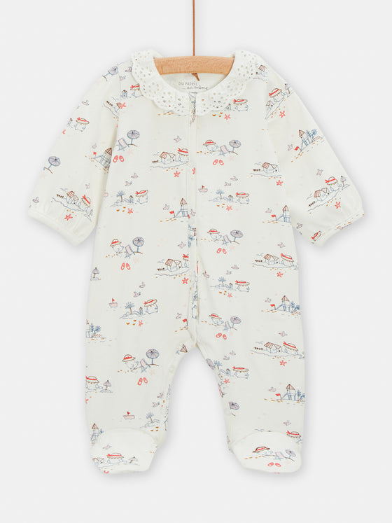 Sparrow Pattern Onesie