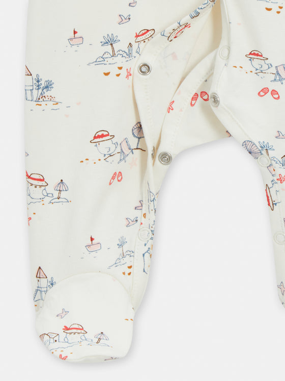 Sparrow Pattern Onesie