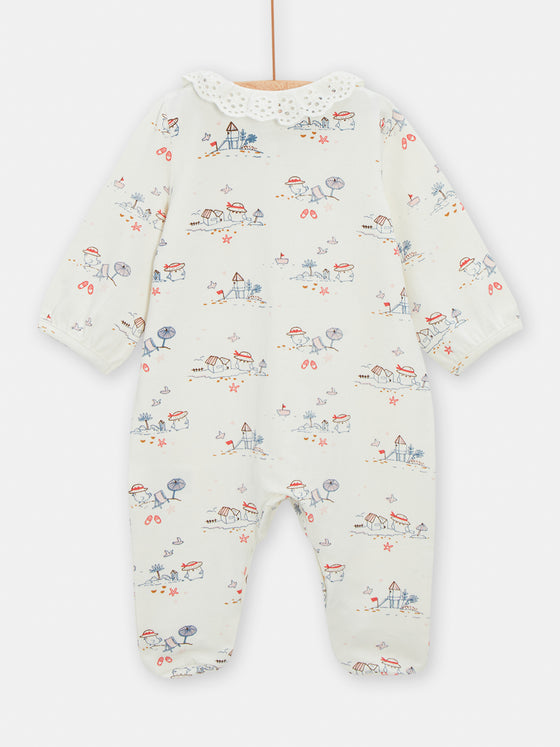 Sparrow Pattern Onesie