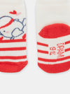 girls red bird socks