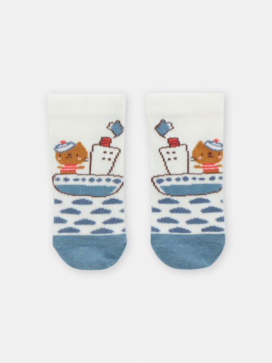 Little Cat Sailor Socks