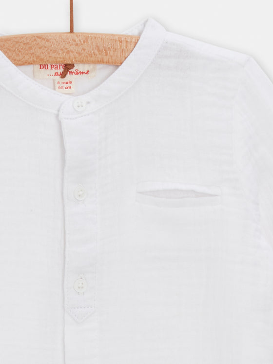 White shirt for babyboys