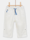 White trousers for babyboys