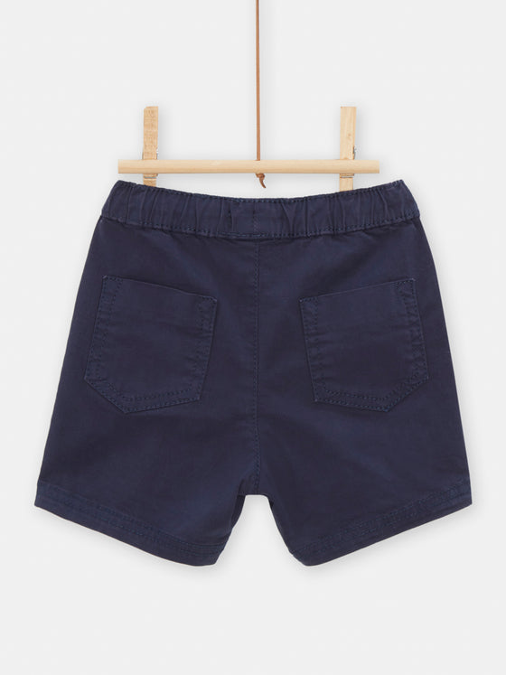 Navy Bermuda shorts for BOYs