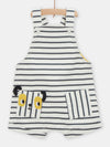 Short striped overalls for BOYs