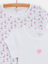 Set of 2 assorted ecru Tshirts for girls