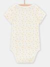 2 mon petit short sleeved bodysuits for baby girls