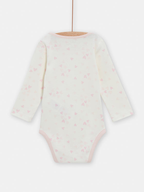 Set of 2 mon amour longsleeved baby girls bodysuits