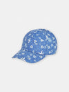 boys blue paisley print cap