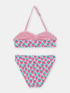 Girls Reversible Pink 2-Piece Swimsuit