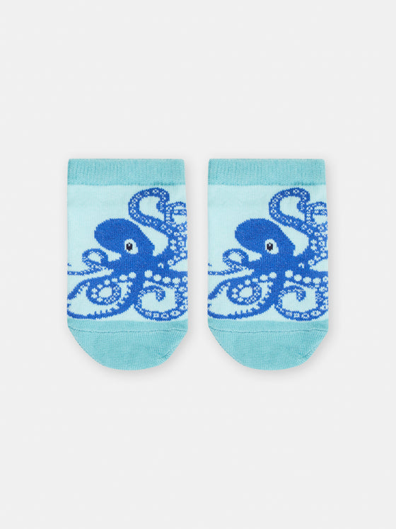 Boys octopus ankle socks