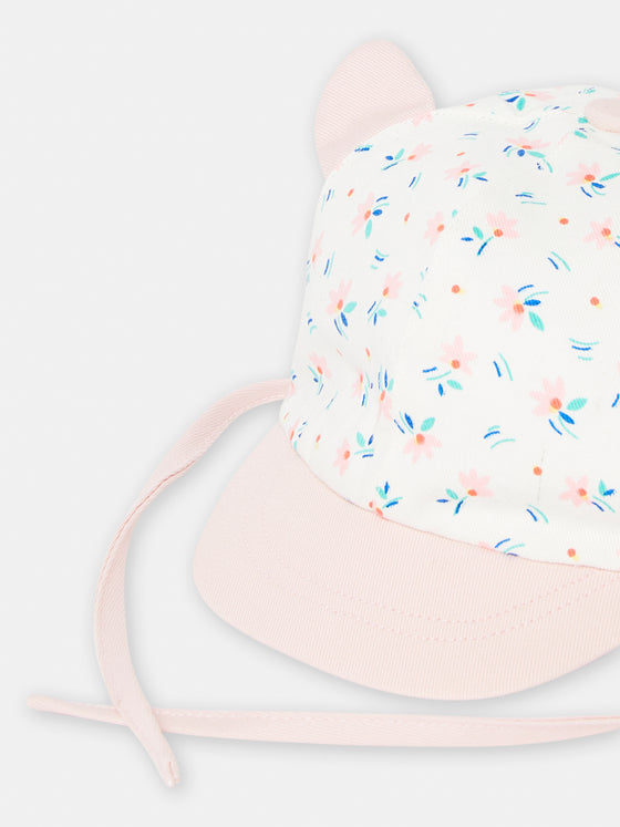 Baby hat off white