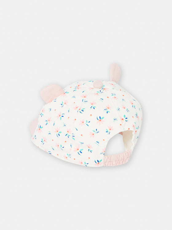 Baby hat off white