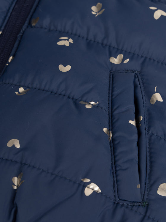 Baby girls navy jacket