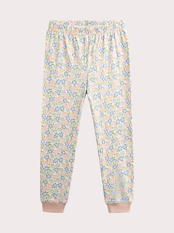 Floral print pajamas for girls