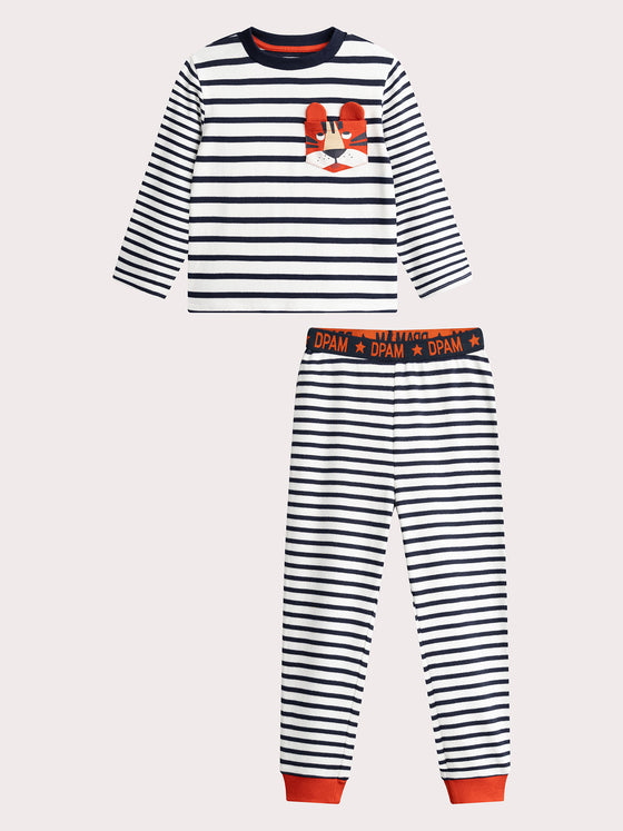 Blue Striped pyjamas for boys