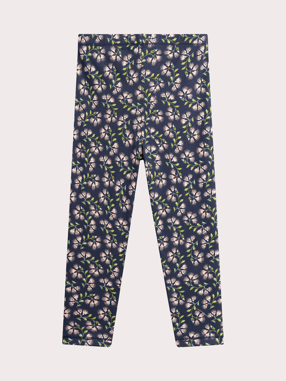 Floral printed leggings for girls