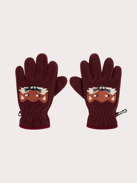 Dark burgundy GLOVES