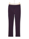 BLUE AND RED CHECKERED SOFT PANTS