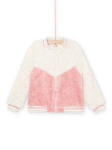  WHITE AND PINK SHERPA TEDDY