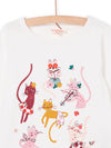 LONG SLEEVE T-SHIRT WITH CAT PRINT