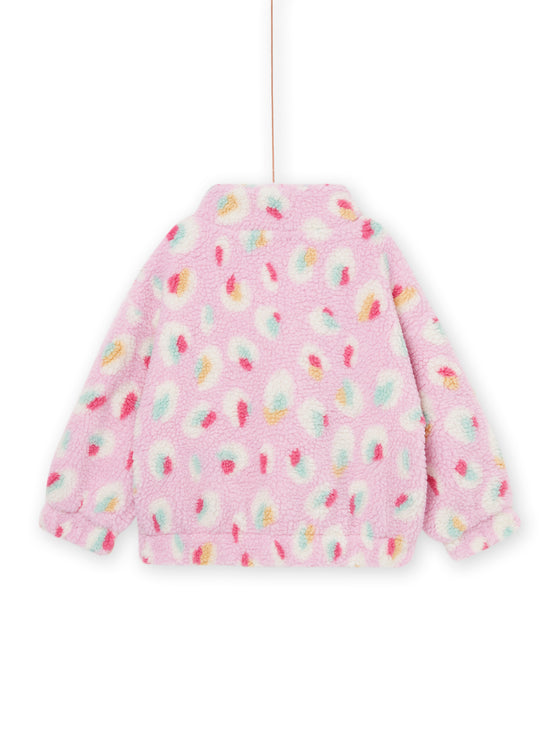 FLEECE JACKET WITH FANCY PRINT