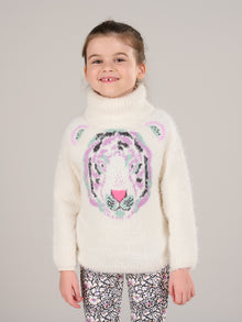  SWEATER WITH TIGER JACQUARD PATTERN