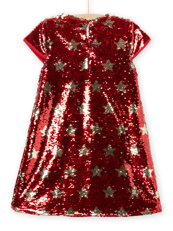 REVERSIBLE SEQUIN DRESS