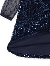 SEQUIN DRESS WITH STAR PRINT