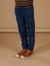 PLAIN BLUE CANVAS PANTS