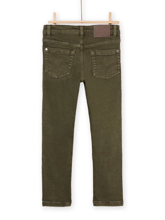 KHAKI CANVAS PANTS