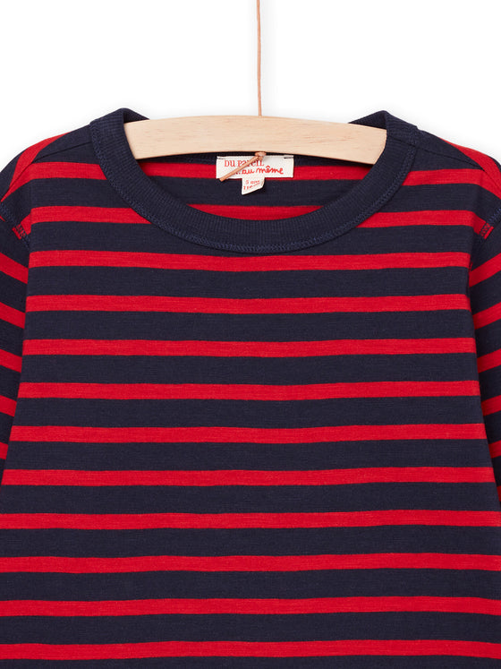 STRIPED LONG SLEEVE T-SHIRT