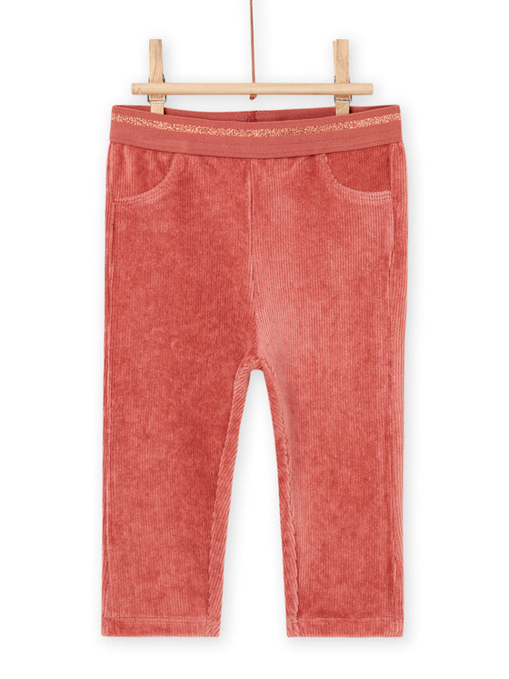 PINK VELVET PANTS