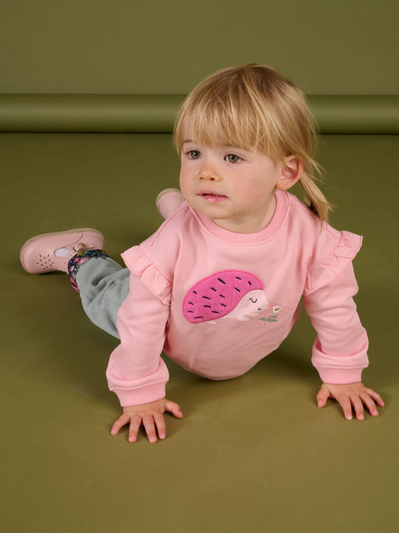 PINK HEDGEHOG SWEATSHIRT