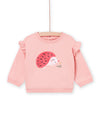 PINK HEDGEHOG SWEATSHIRT