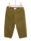 KHAKI CORDUROY PANTS