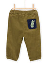 KHAKI CORDUROY PANTS