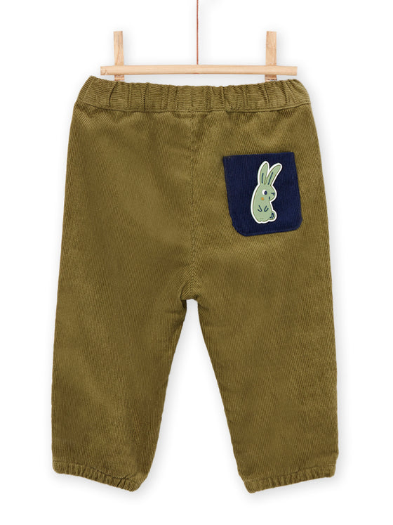 KHAKI CORDUROY PANTS